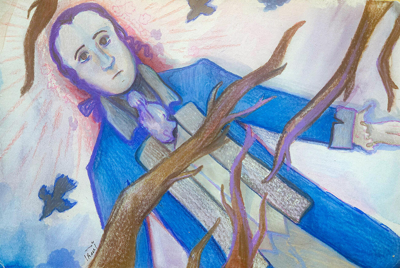 Bare Branches and Crimson Snow, 2025